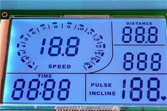 Treadmill LCD display